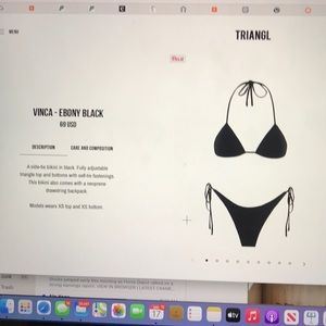 Triangl bathing suit new with tags